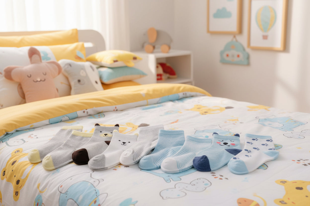 5Prs Cartoon Kids Short Socks