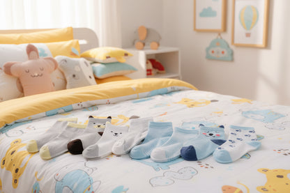 5Prs Cartoon Kids Short Socks