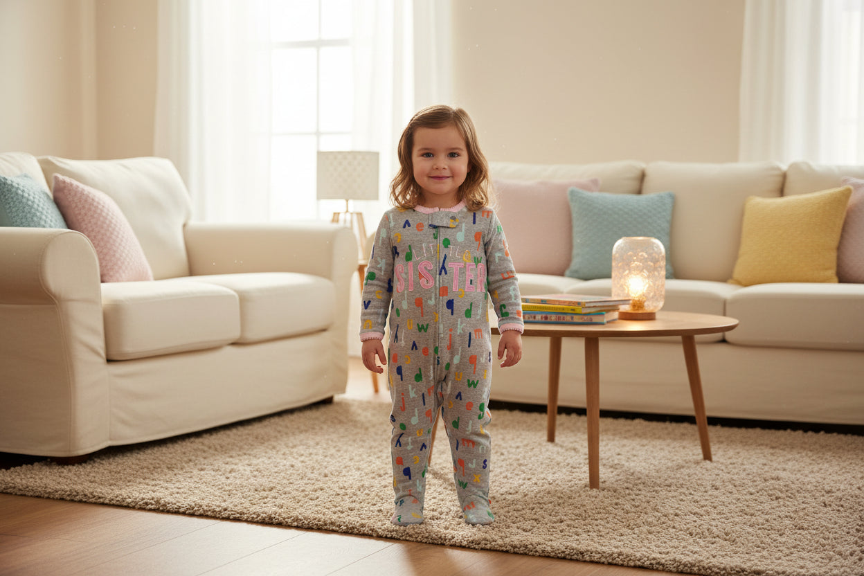 Cute Cotton Long Sleeve Rompers