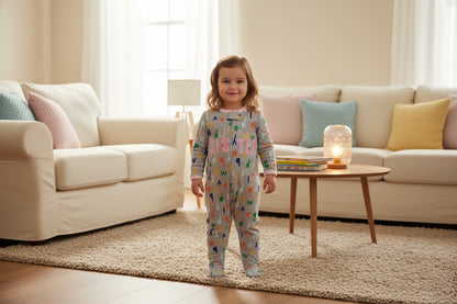 Cute Cotton Long Sleeve Rompers