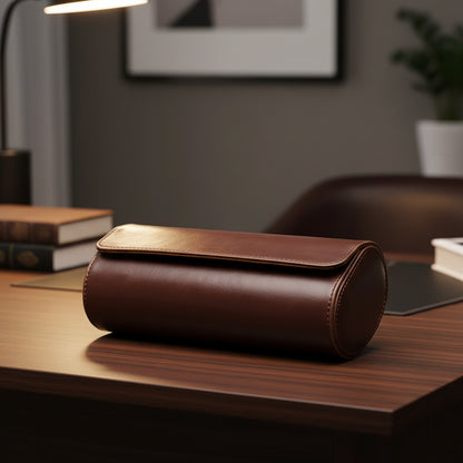 Black/Brown Watch Travel Cases