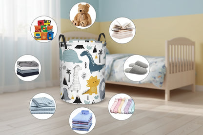 Cartoon Dinosaurs Laundry Large Capacity Baskets