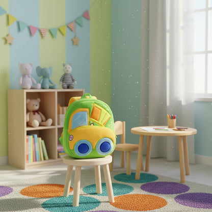 Engineering Vehicles Cartoon Kids Backpacks Bags