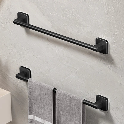 Bathroom Black Aluminum Towel Holders