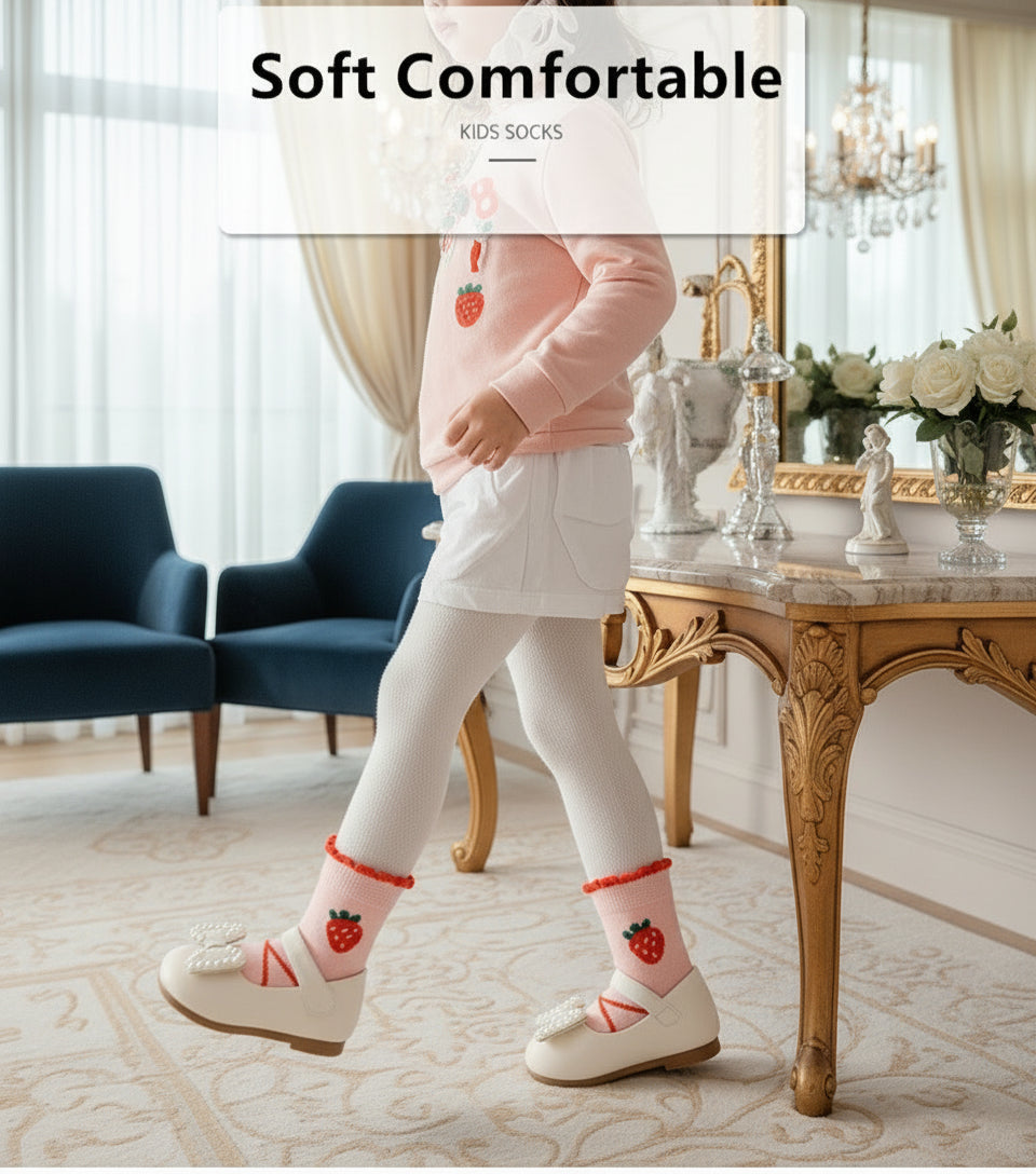 Lot de 5 paires de chaussettes mi-montantes douces et confortables