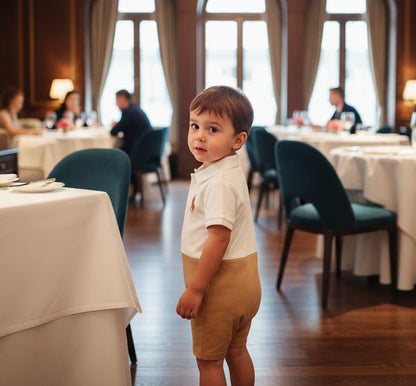 Handsome Rompers With Ties