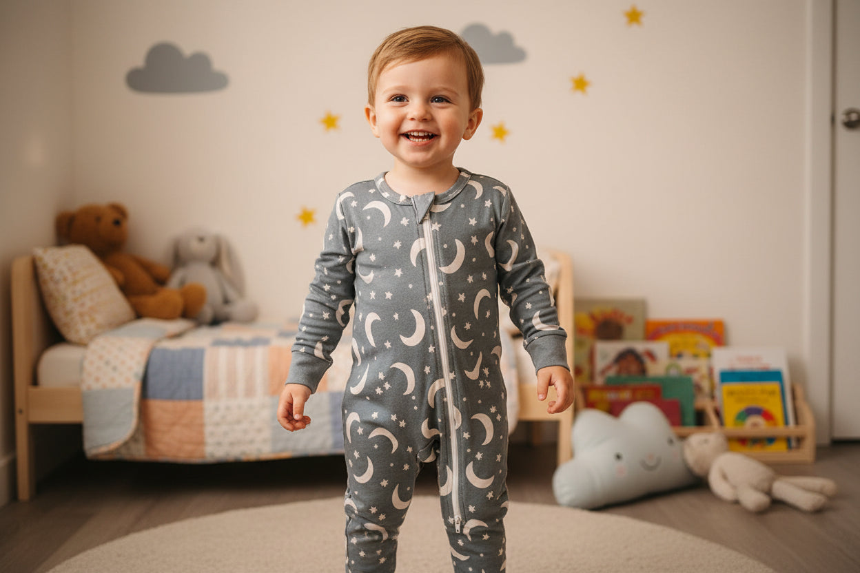 Soft and Breathable Long Sleeved Rompers