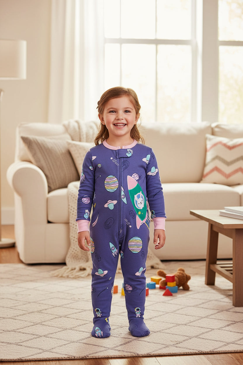 Cute Cotton Long Sleeve Rompers