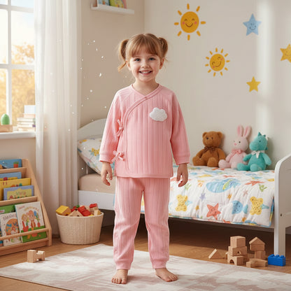 Newborn Babies Cotton Sets of Sweatshirts + Pants