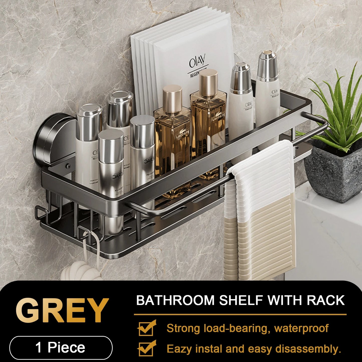 Wall Mounted No Drill Shelves