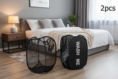 Mesh Pop-Up Laundry Baskets