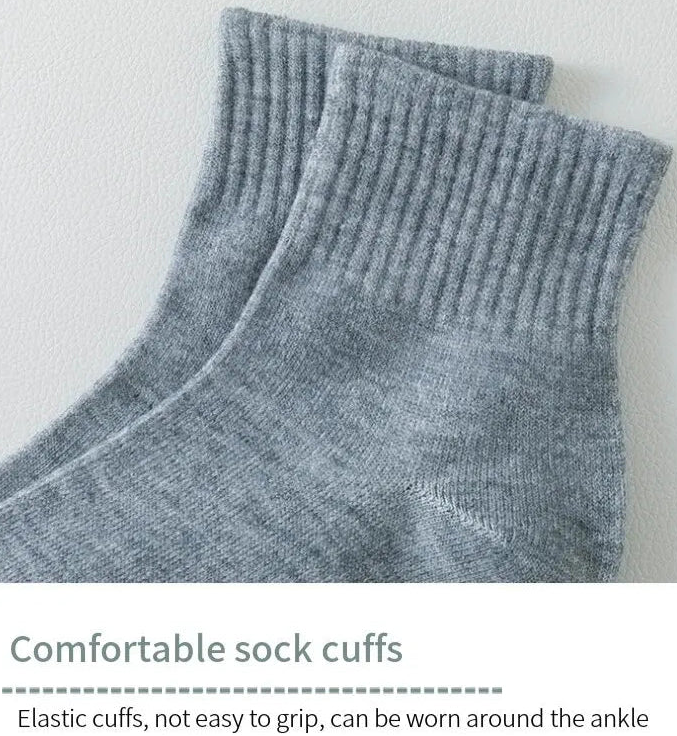 8Prs Short Length Cotton Socks