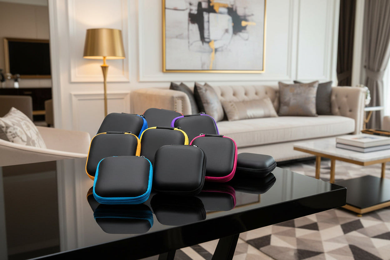 Portable Shockproof Headphone Cases Earphone Bags