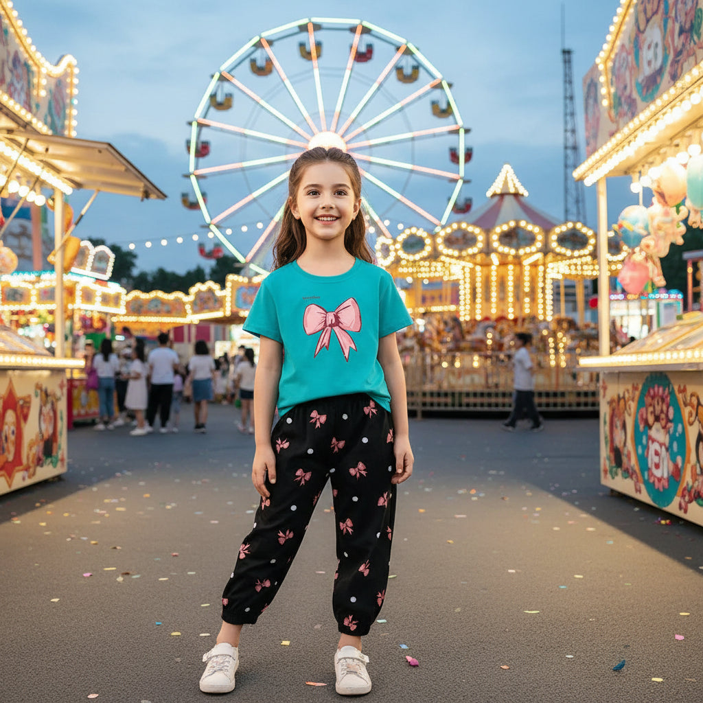 Girl Cute Fashionable Sweatshirts + Pants