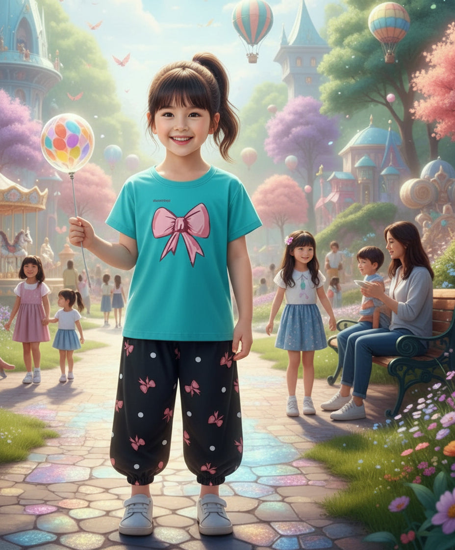 Girl Cute Fashionable Sweatshirts + Pants