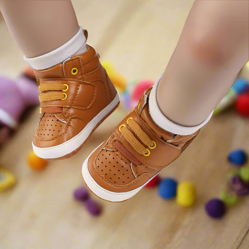 Babies First Walkers Brown Shoes