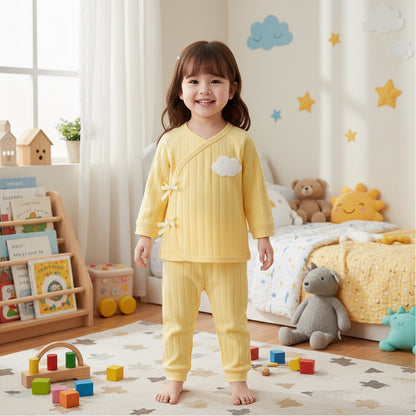 Newborn Babies Cotton Sets of Sweatshirts + Pants