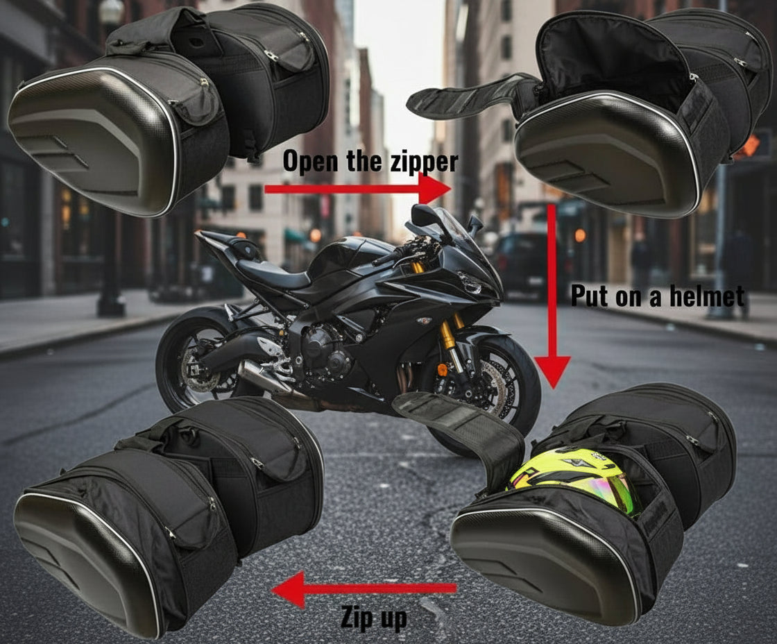 Sacoches de selle étanches de haute qualité pour moto