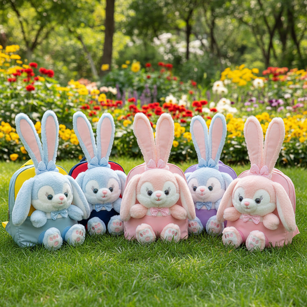 Plush 3D Rabbit Backpacks