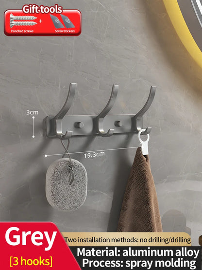 No Drill Behind Door Storage Hooks