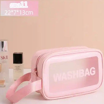 Portable Transparent Waterproof Cosmetic and Toiletry Bags
