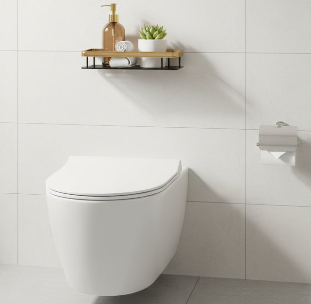 Wall Mounted No Drill Bathroom Shelves