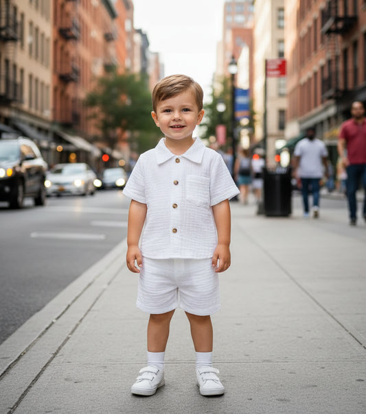 T-shirt de sport mignon + short