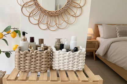 Handmade Cotton Organizer Baskets
