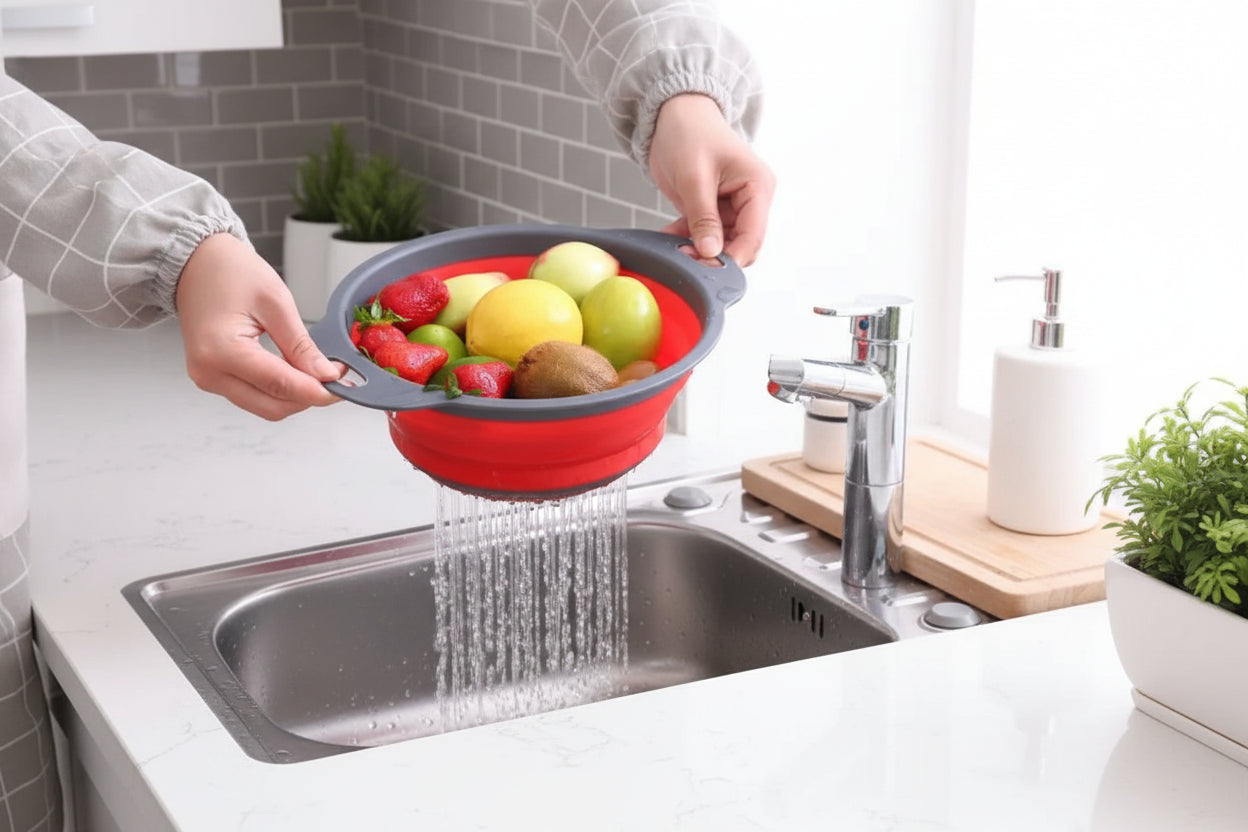 Silicone Foldable Fruits/Vegetables Baskets