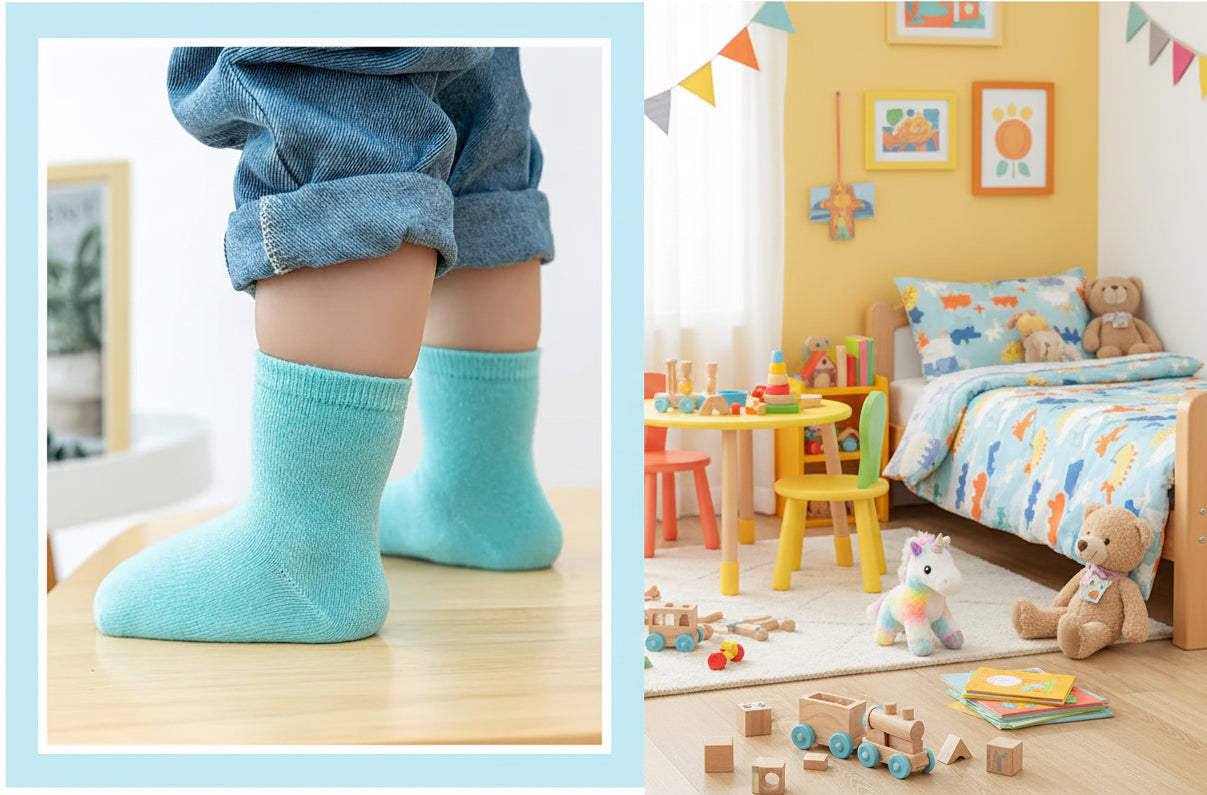 6Prs Anti-Slip Short Socks With Grips