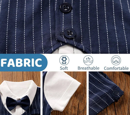 Handsome Rompers With Ties