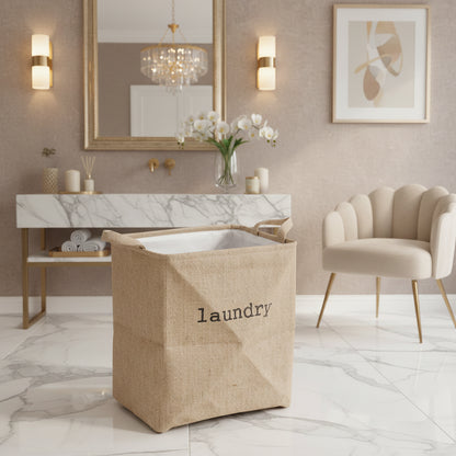 Jute Luxury Large Capacity Laundry Baskets