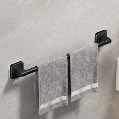 Bathroom Black Aluminum Towel Holders