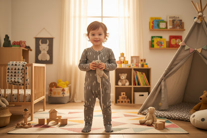 Soft and Breathable Long Sleeved Rompers