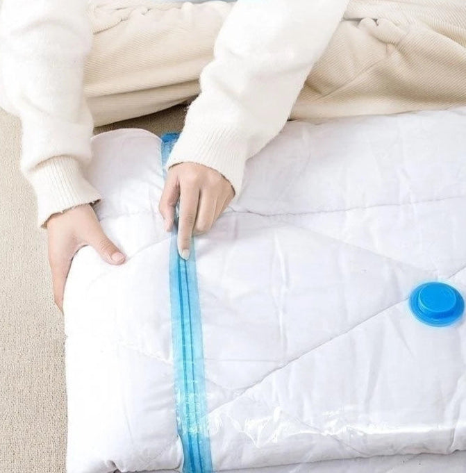 3/4/5Pcs Vacuum Storage Bags With Pump