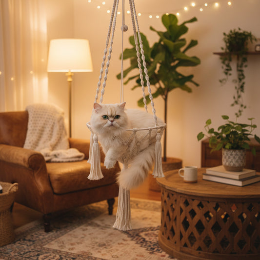 Swing Hand Pet Hammocks With Cushions
