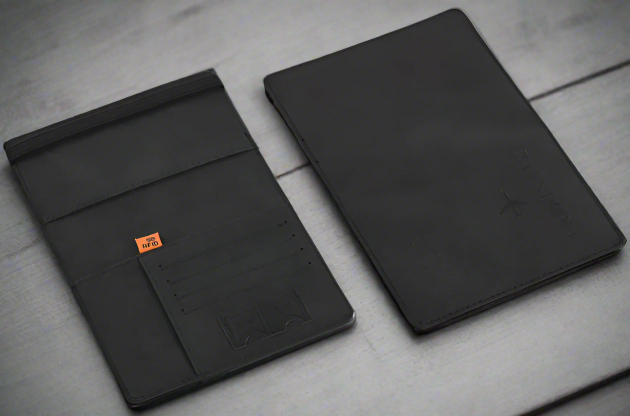 Porte-passeports de voyage en cuir PU