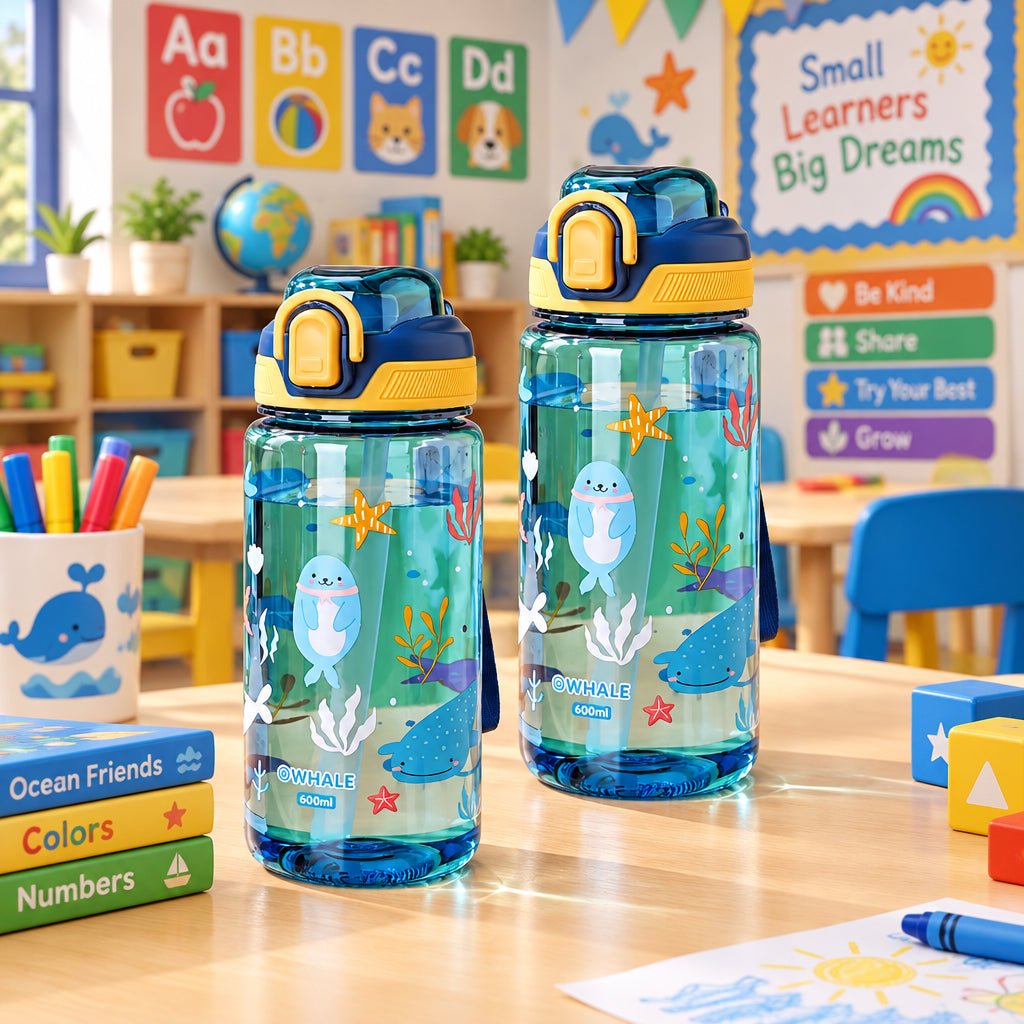 Cartoon Pattern Water Bottles