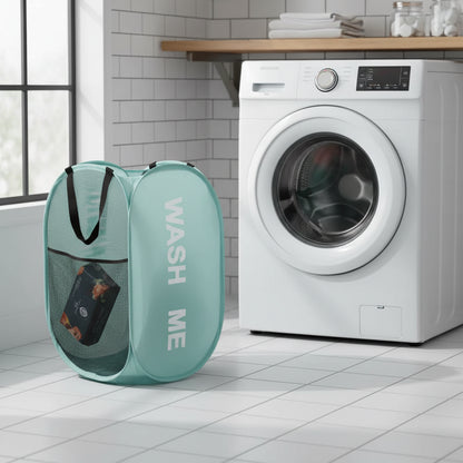 Portable Mesh Pop Up Laundry Baskets