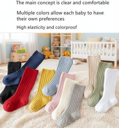 3 أزواج من الجوارب الطويلة المصنوعة من قماش ناعم