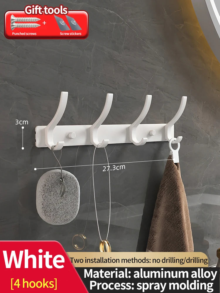 No Drill Behind Door Storage Hooks