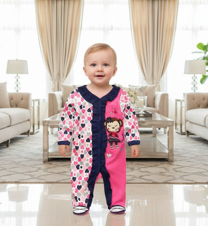 Cute Animals Cartoon Rompers