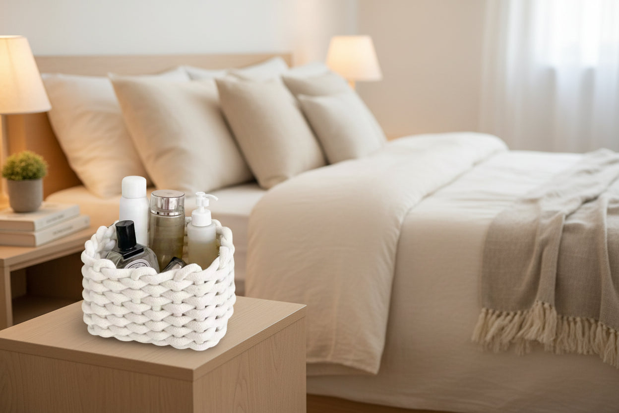 Handmade Cotton Organizer Baskets