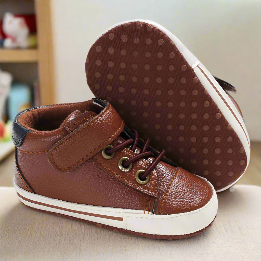 Babies First Walkers Brown Shoes