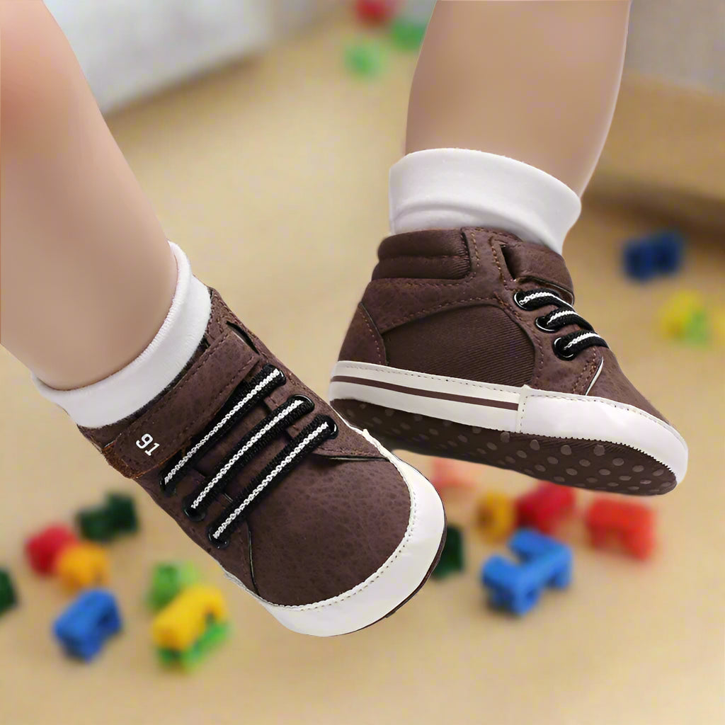 Babies First Walkers Brown Shoes
