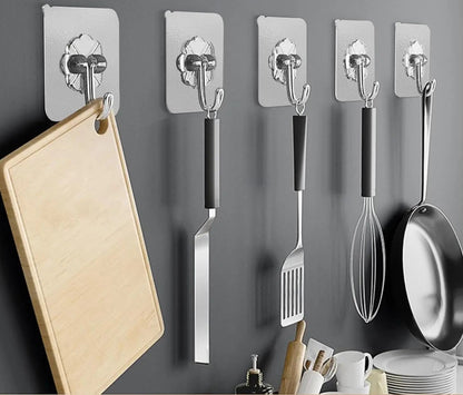 Plastic Transparent Robe Hooks