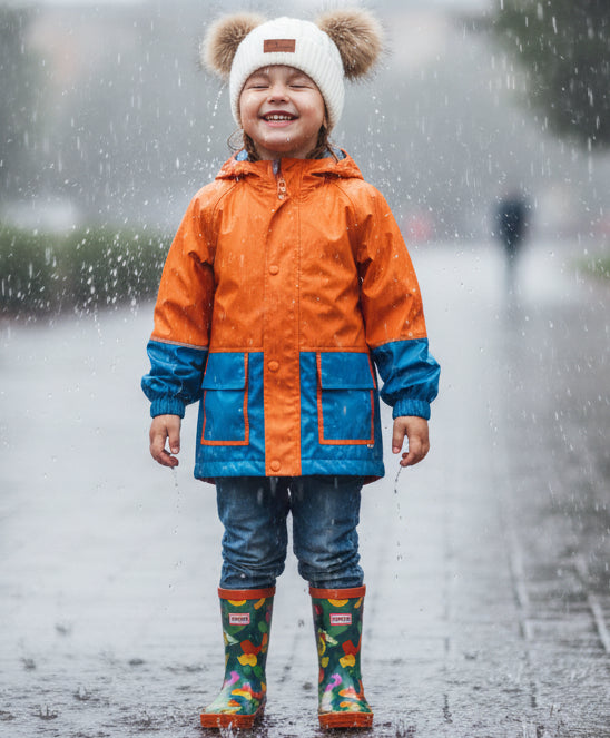 Bonnets chauds avec deux pompons en laine