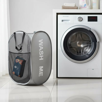 Portable Mesh Pop Up Laundry Baskets