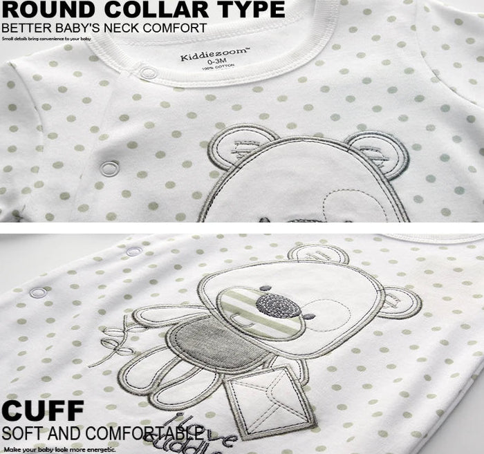 Cute Animals Cartoon Rompers