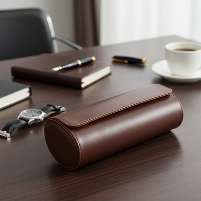 Black/Brown Watch Travel Cases